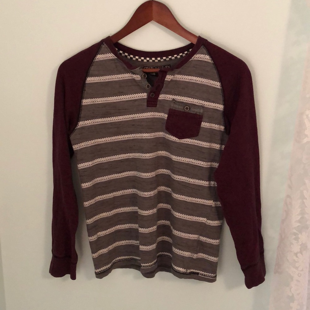 Long Sleeve Button Up Henley